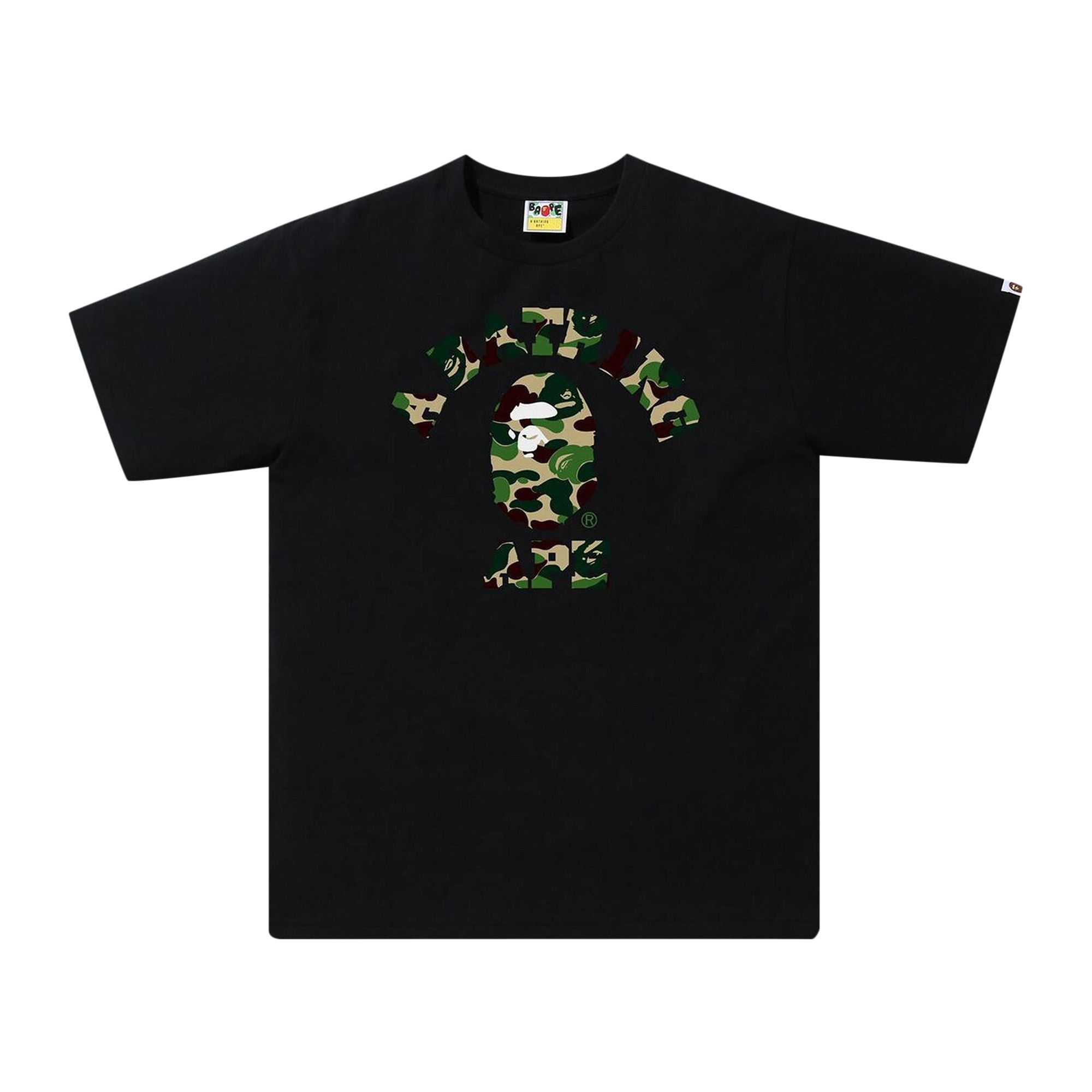 Size xxl BAPE ABC Camo College Tee Black Green