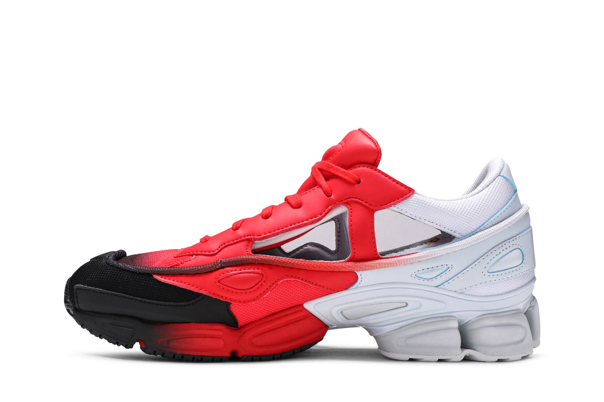 【着後レビューで 送料無料】 Raf Buy Simons EE7933 - Blue' Halo 'Red Replicant Ozweego x ブルゾン