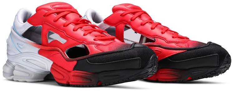 Raf Simons x adidas Ozweego Replicant Red Halo Blue