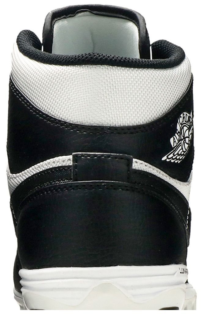 Air Jordan 1 Mid TD Cleat Black White