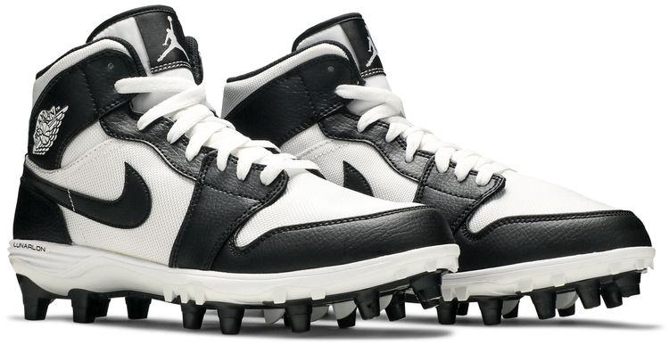 Air Jordan 1 Mid TD Cleat Black White