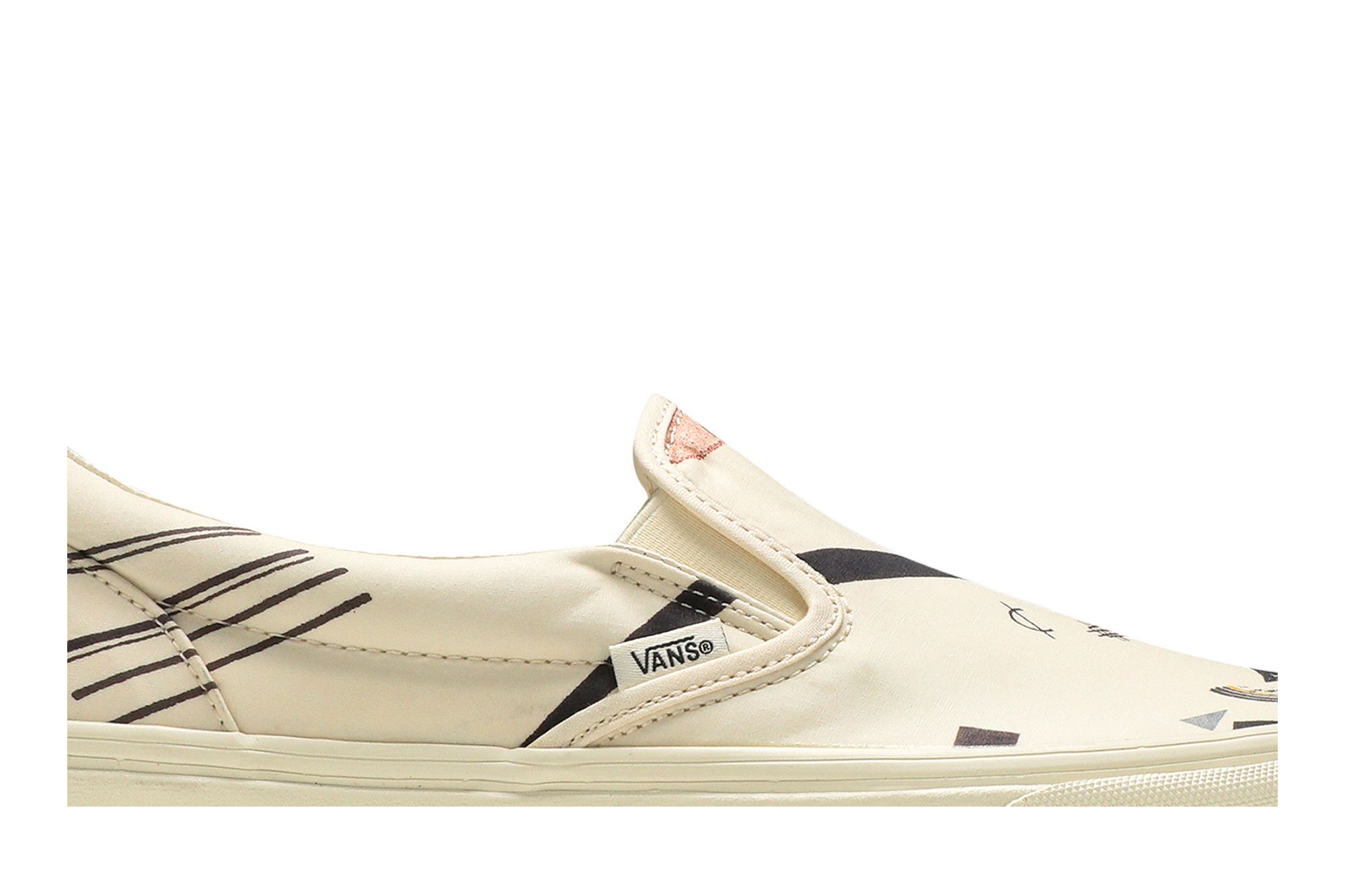 Zapatos vans slip on cuadros kandinsky outlet