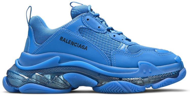 Balenciaga Triple S Sneaker Clear Sole   Deep Blue