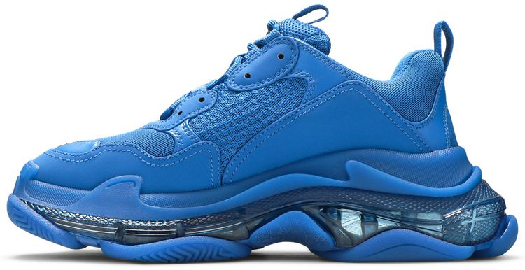 Balenciaga Triple S Sneaker Clear Sole   Deep Blue