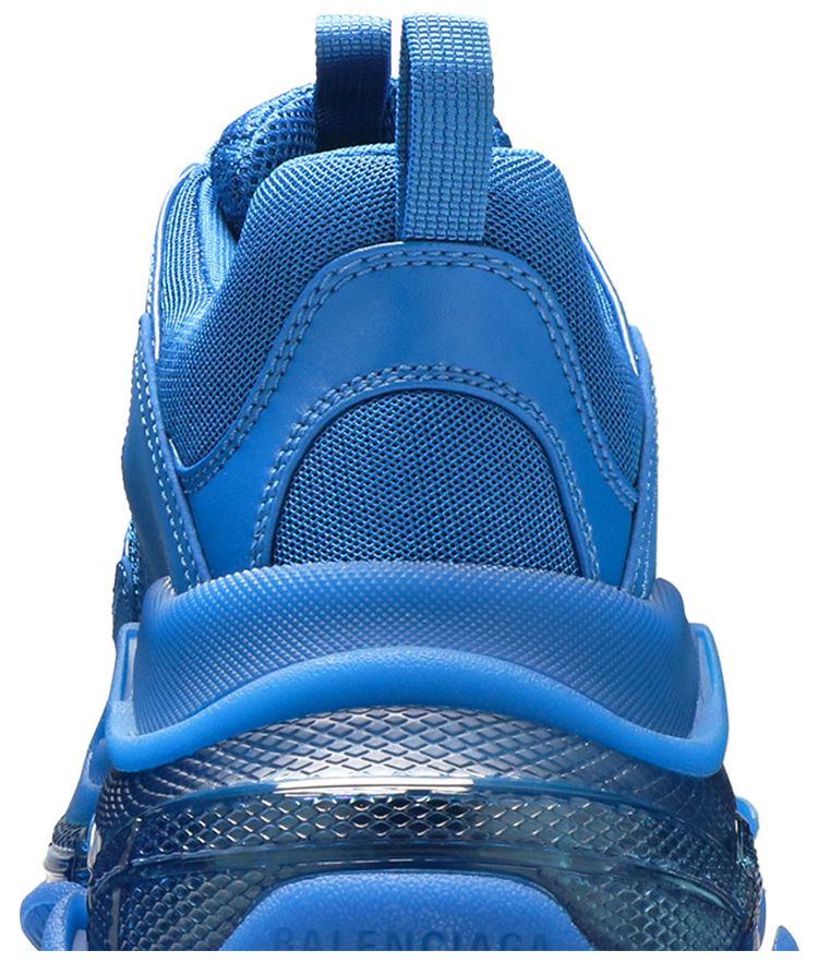 Balenciaga Triple S Sneaker Clear Sole   Deep Blue