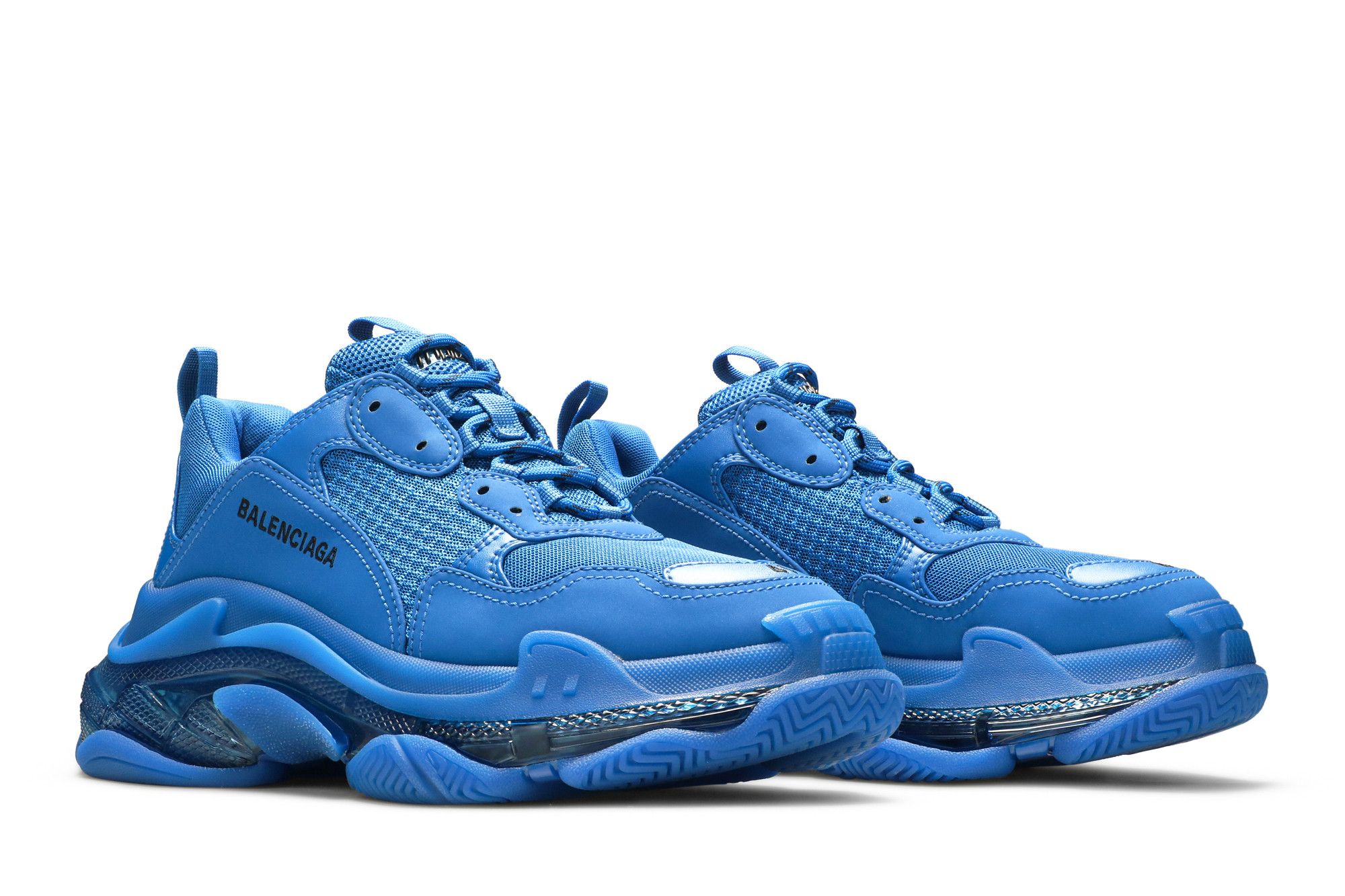 Buy Balenciaga Triple S Sneaker Clear Sole Deep Blue 541624 W2GA1 4210 GOAT CA