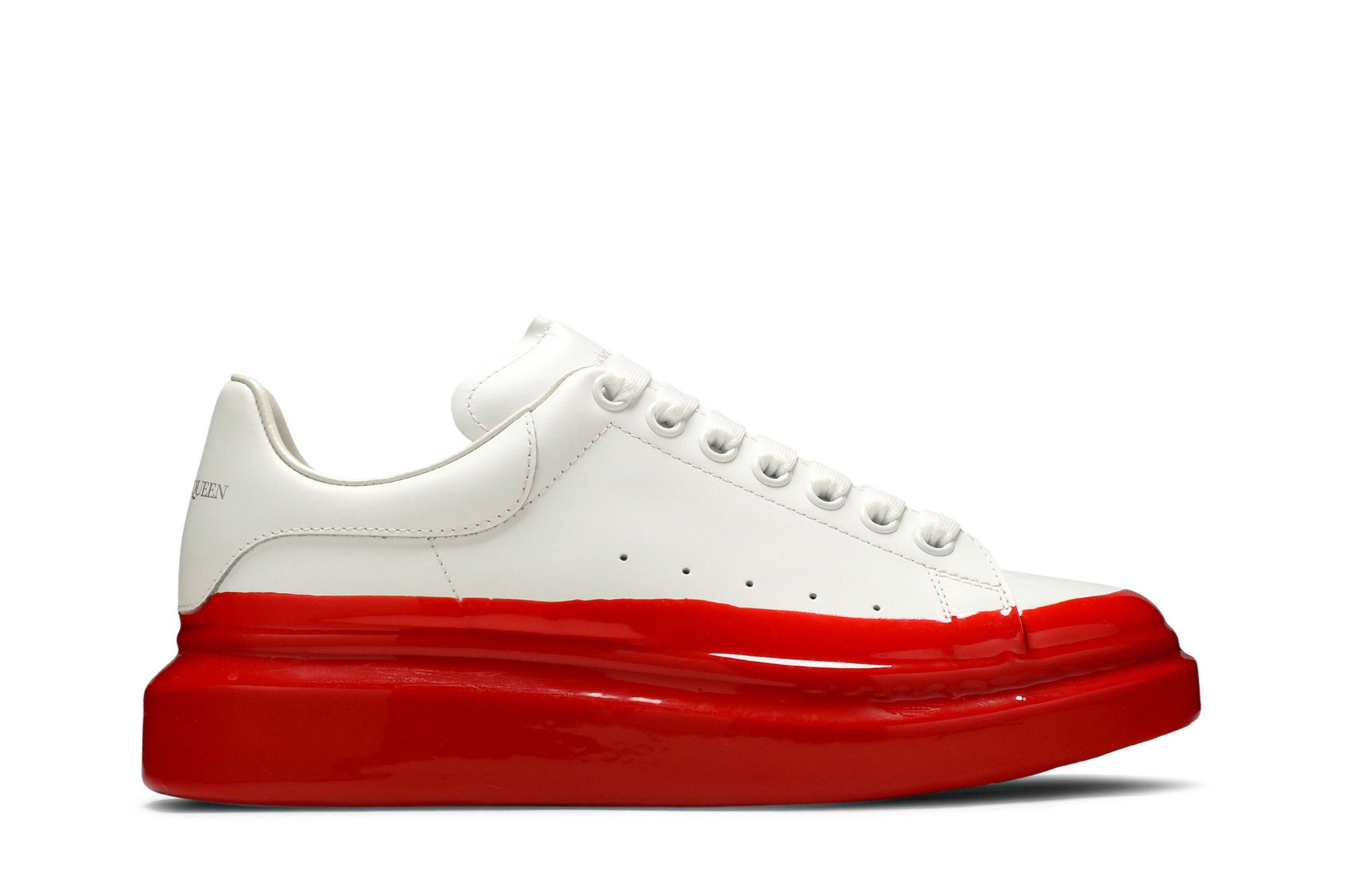 Alexander mcqueen white red sale