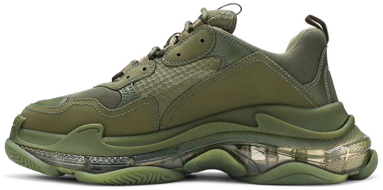 Balenciaga Triple S Sneaker Clear Sole   Green