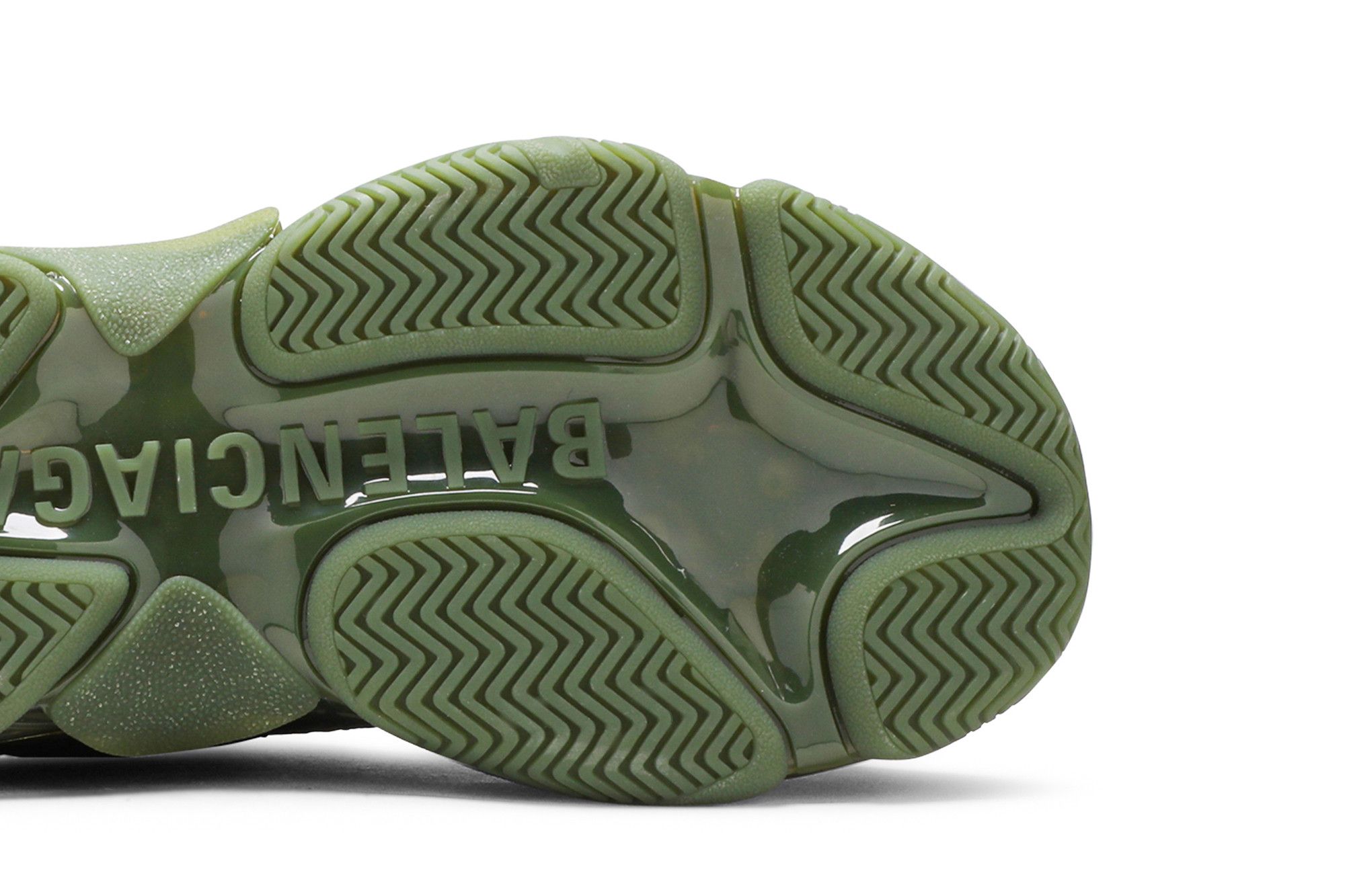 Buy Balenciaga Triple S Sneaker 'Clear Sole - Green