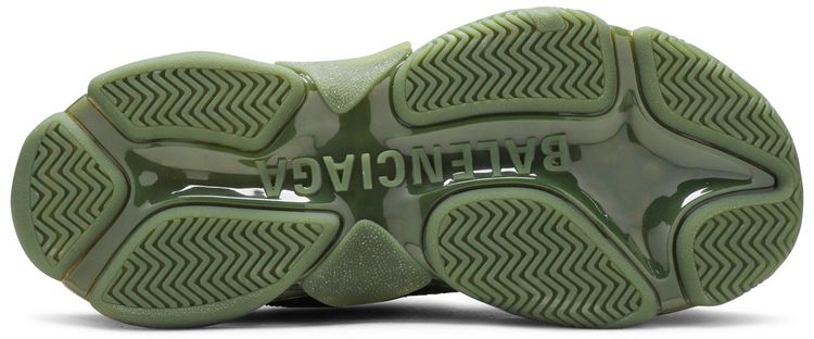 Balenciaga Triple S Sneaker Clear Sole   Green