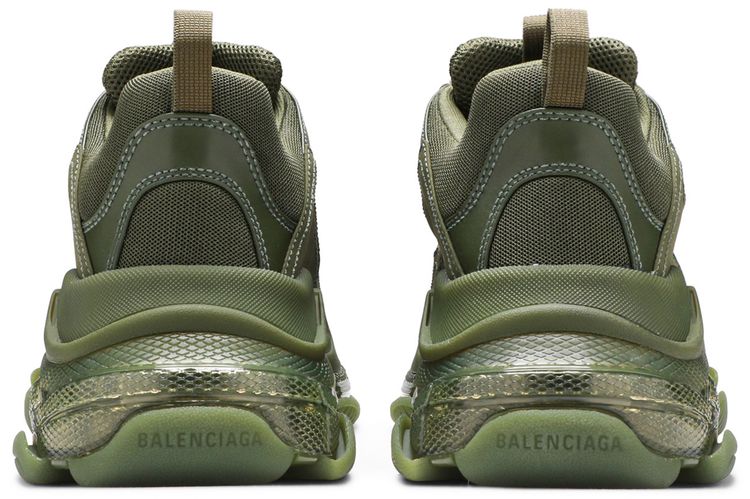 Balenciaga Triple S Sneaker Clear Sole   Green