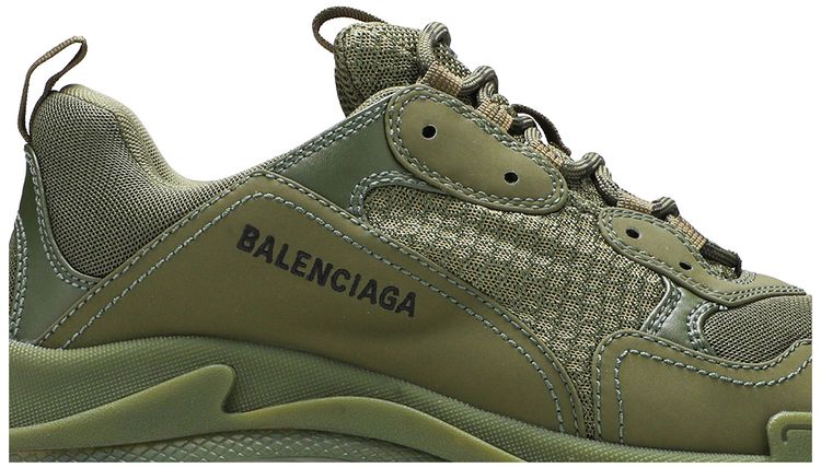 Balenciaga Triple S Sneaker Clear Sole   Green