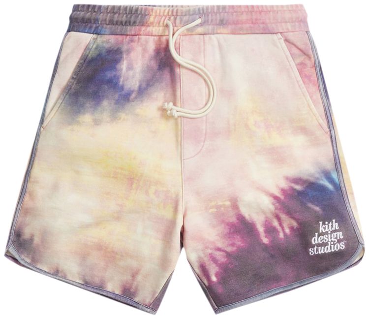 Kith Tie Dye Jordan Short PurplePink