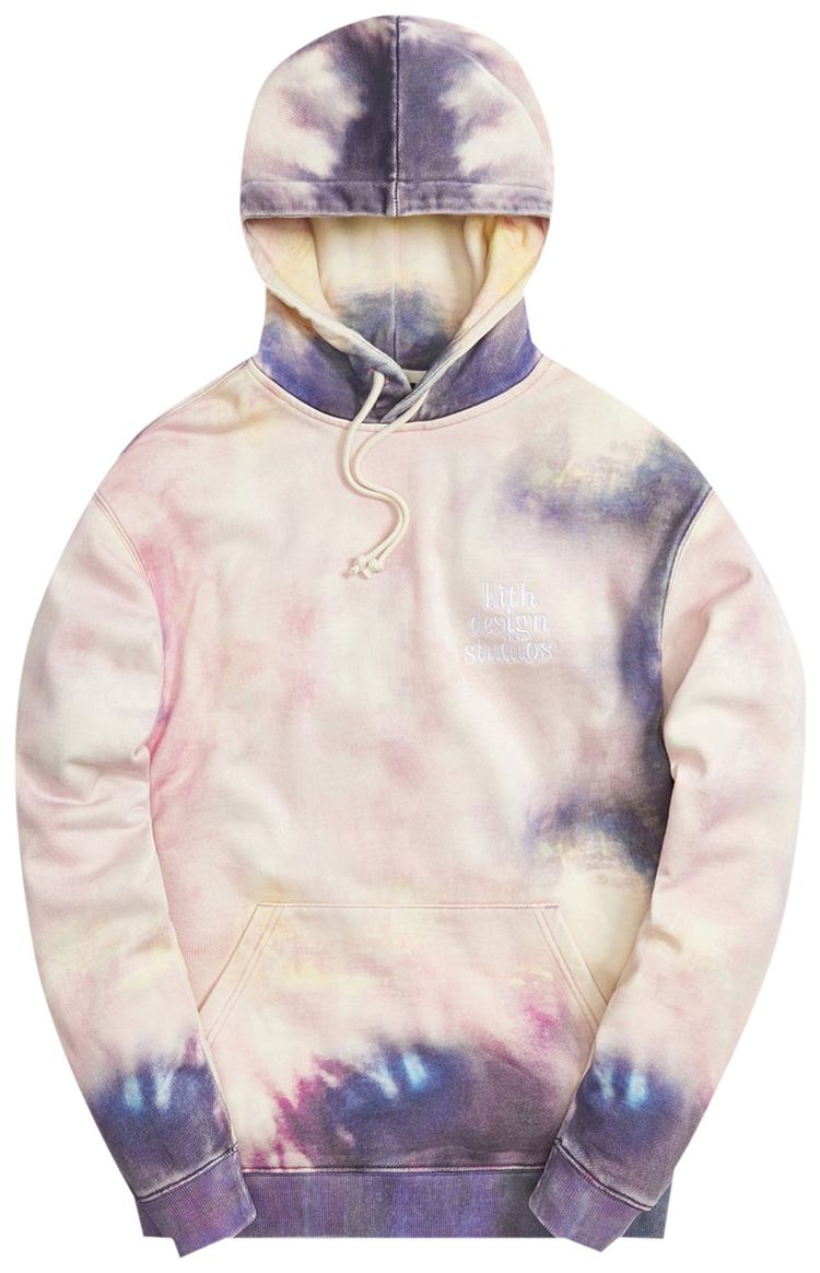 Kith Tie Dye Williams III Hoodie PurplePink