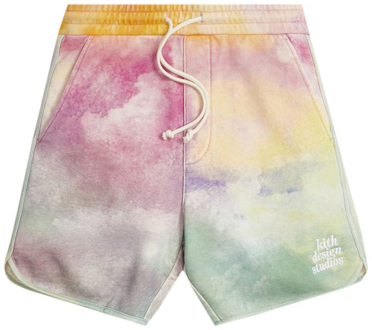 Kith Tie Dye Jordan Short PinkGreen