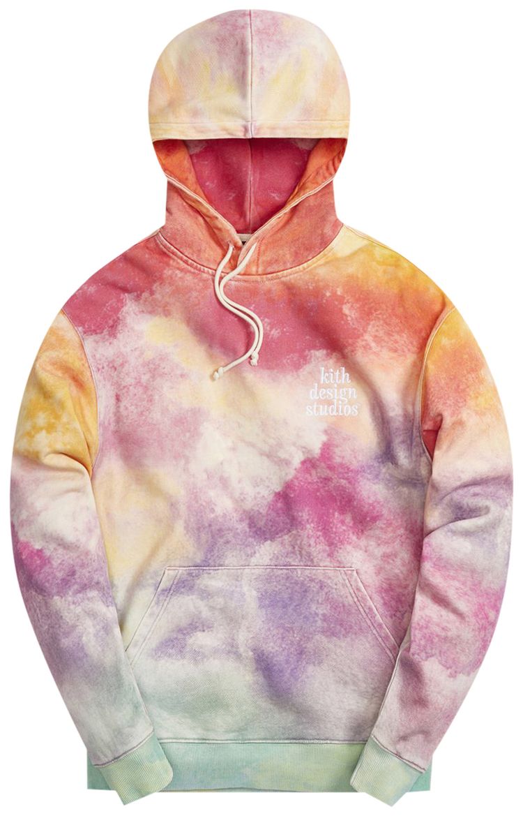 Kith Tie Dye Williams III Hoodie PinkGreen