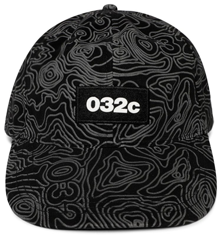 032C Topos Print Cap Black