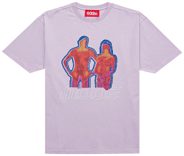 032C Heat Mode T Shirt Grey Purple