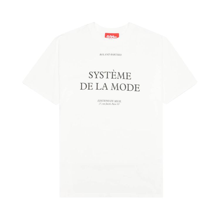 032C Barthes T Shirt White
