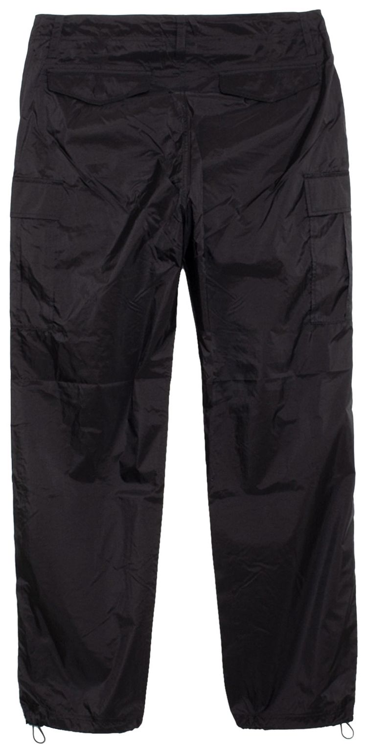 032C Translucent Nylon Pants Black