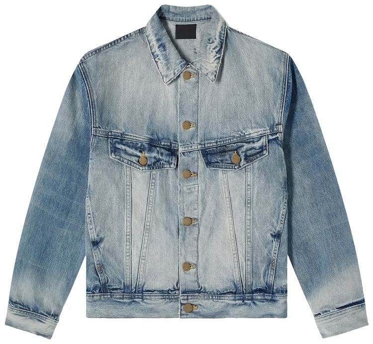 Fear of God Denim Trucker Jacket 5 Year Indigovintage Wash