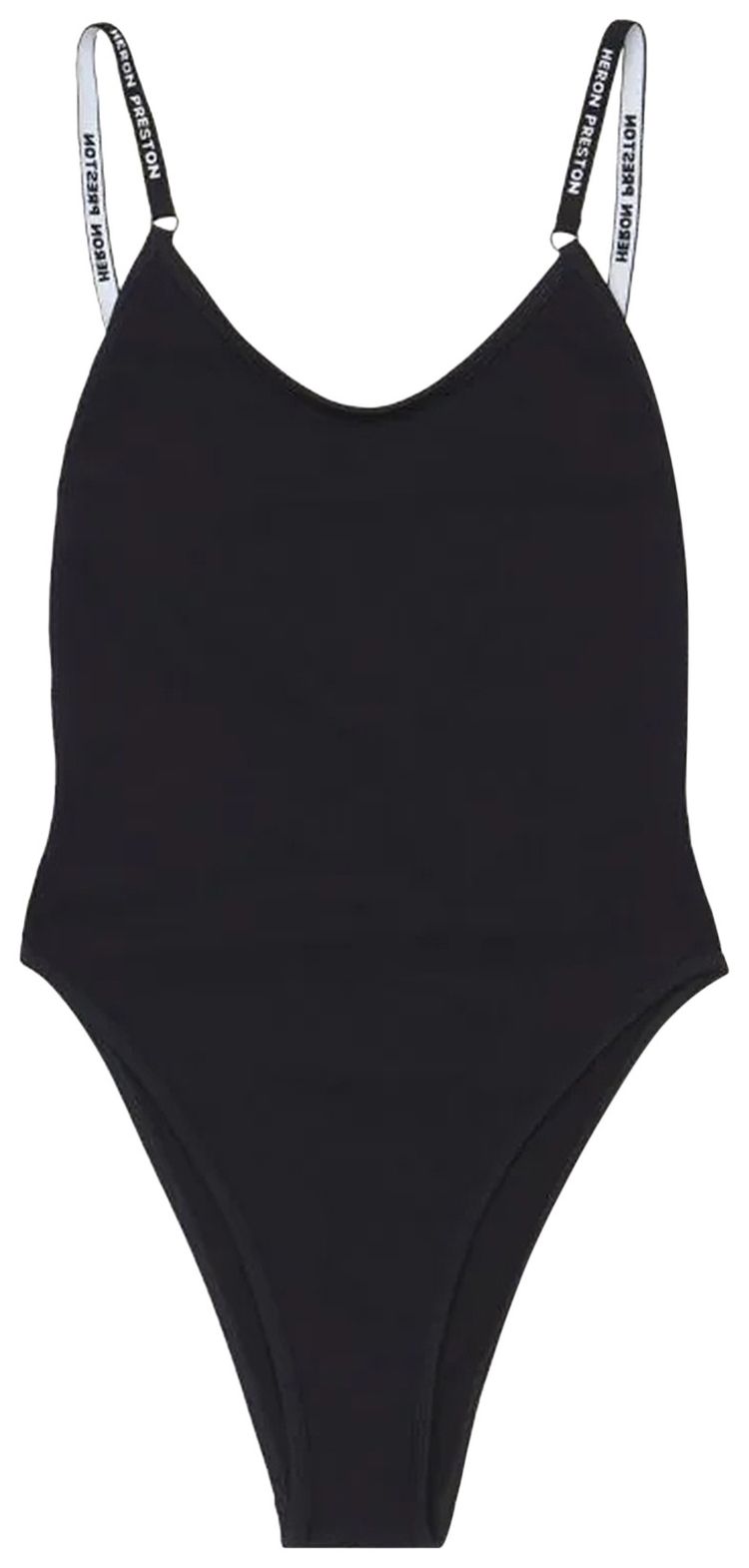Heron Preston Logo Patch Swimsuit Black