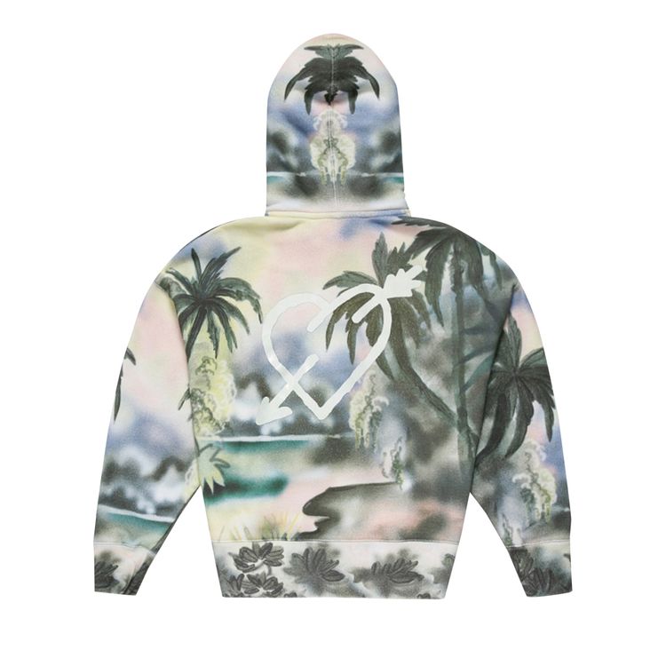 Palm Angels Paradise Hoodie MulticolorWhite