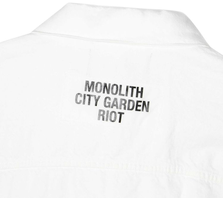 Raf Simons Oversized Denim Jacket White