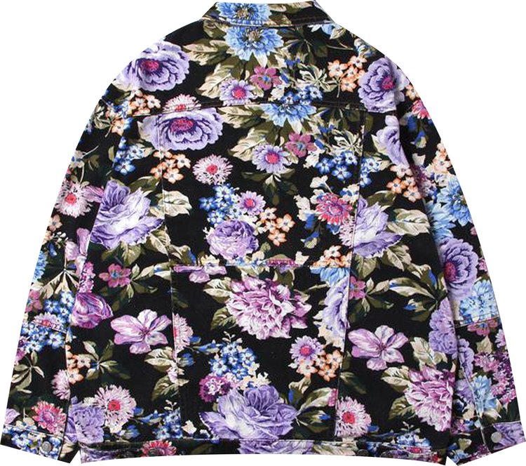 Martine Rose Oversized Denim Jacket Floral