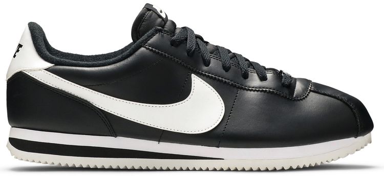 Nike Cortez Basic Leather Black White