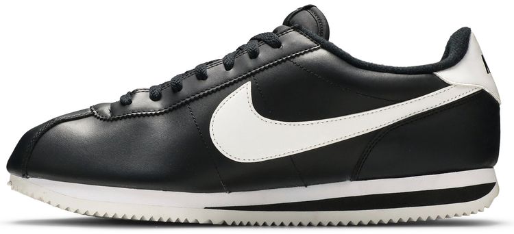 Nike Cortez Basic Leather Black White