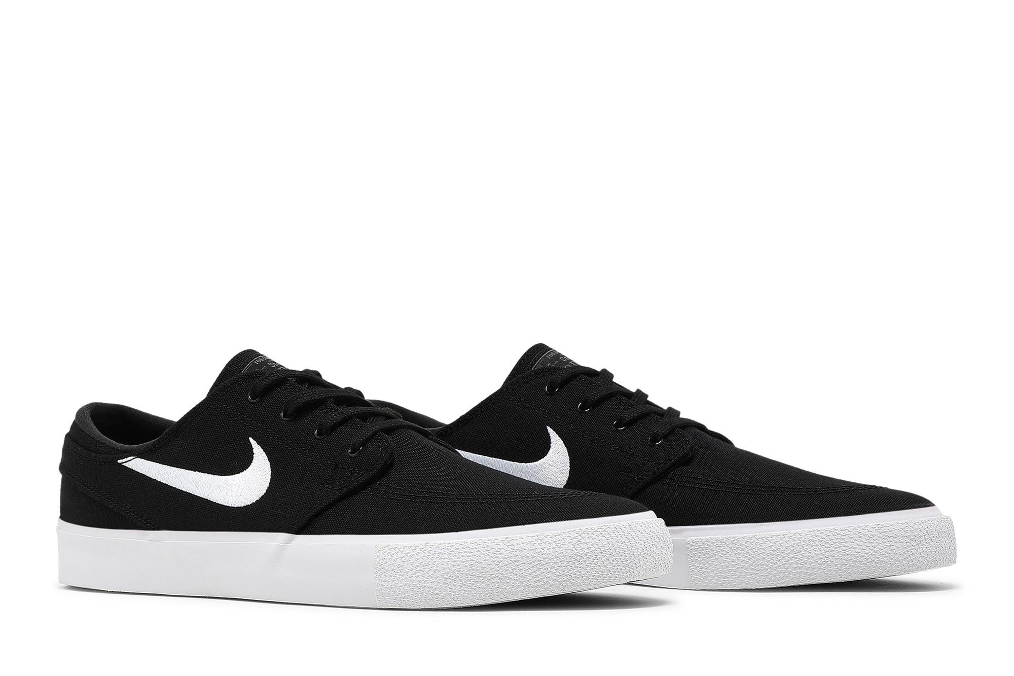 Size 7.0 Zoom Stefan Janoski Canvas RM SB Black White