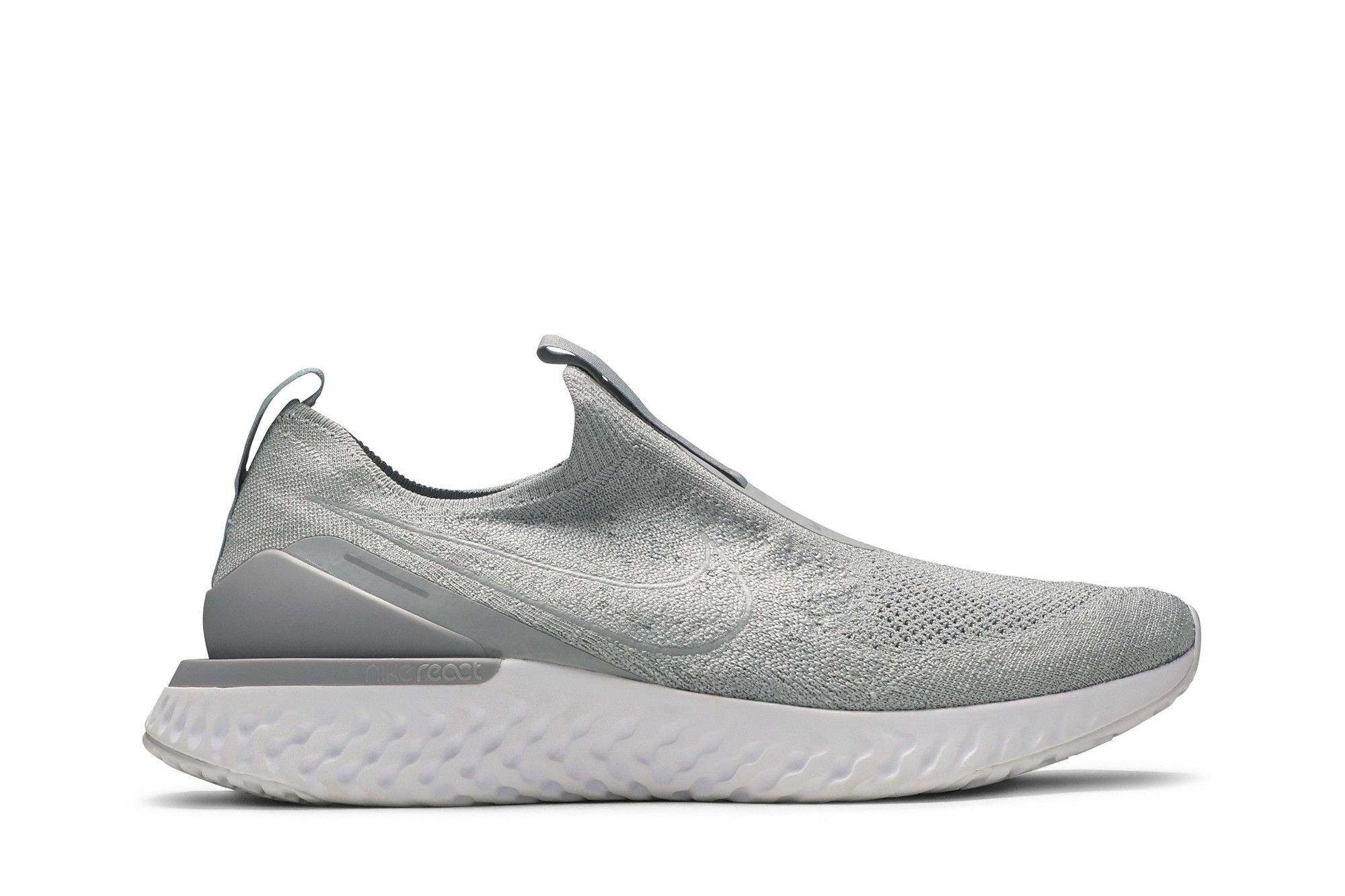 Buy Epic Phantom React Flyknit Wolf Grey BV0417 003 GOAT UK
