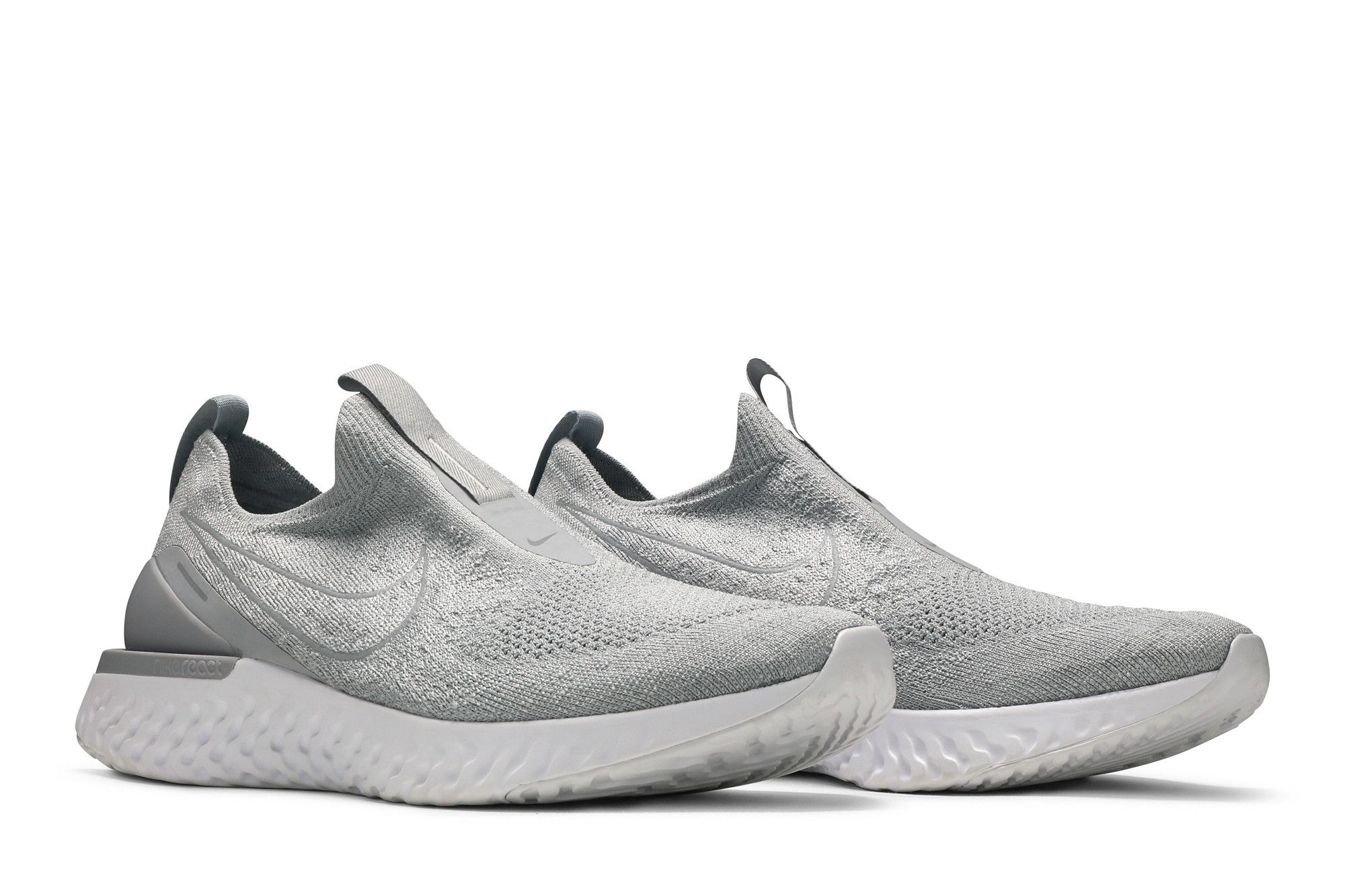 Nike epic phantom react flyknit men's grey outlet