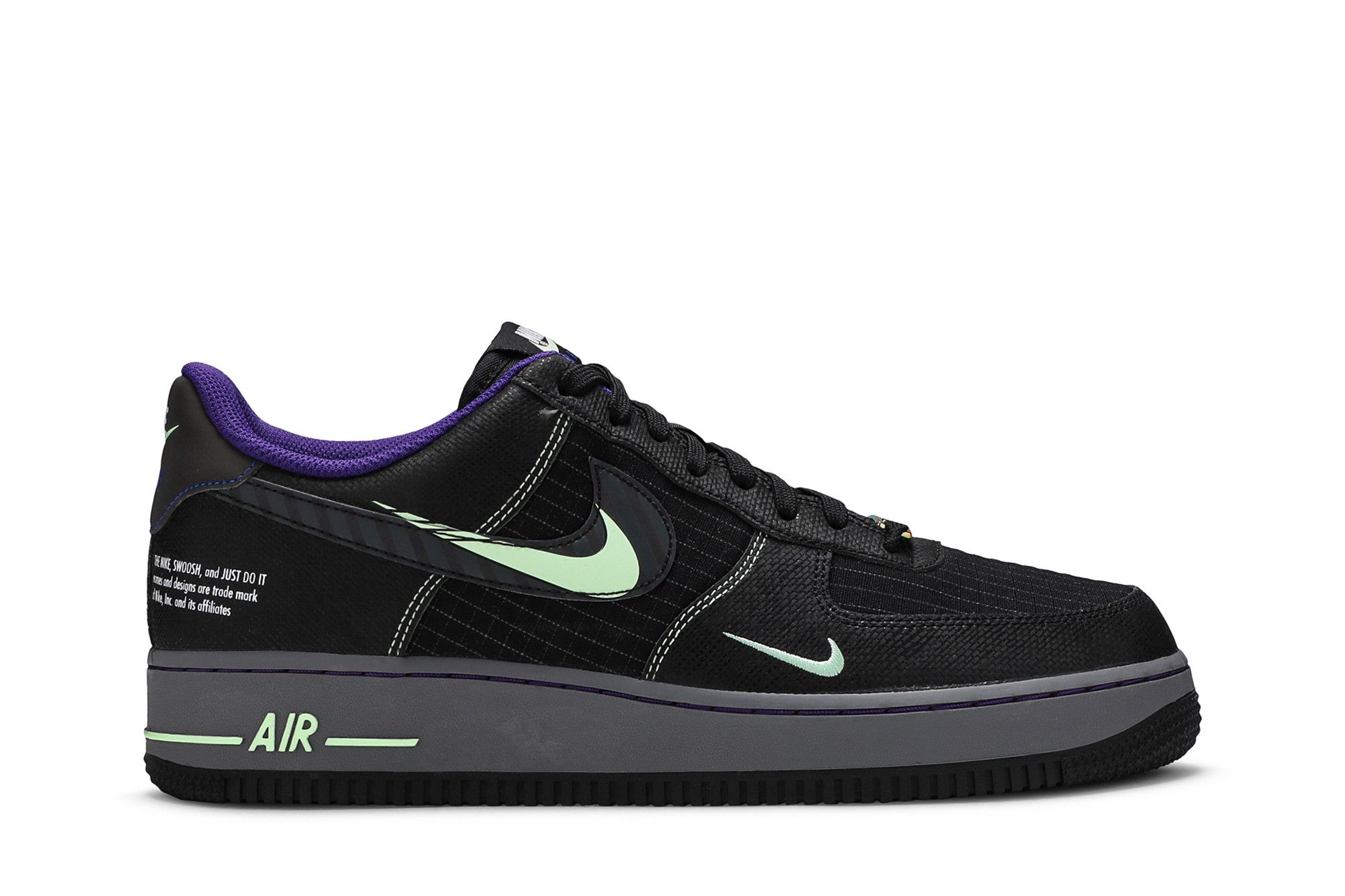 Air force 1 black swoosh pack online
