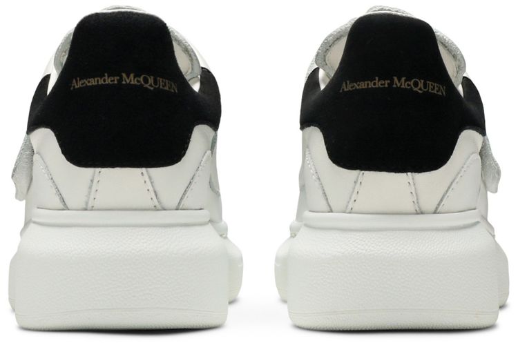 Alexander McQueen Oversized Grip Strap Sneaker Kids White Black