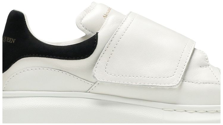 Alexander McQueen Oversized Grip Strap Sneaker Kids White Black