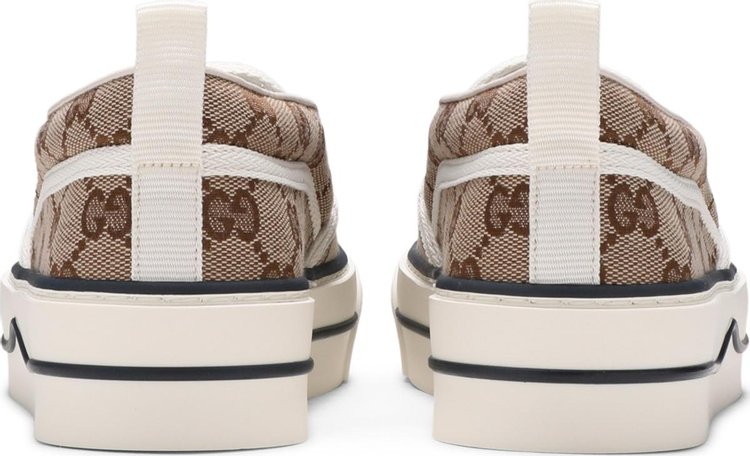 Gucci Wmns Tennis 1977 Slip On Beige Ebony