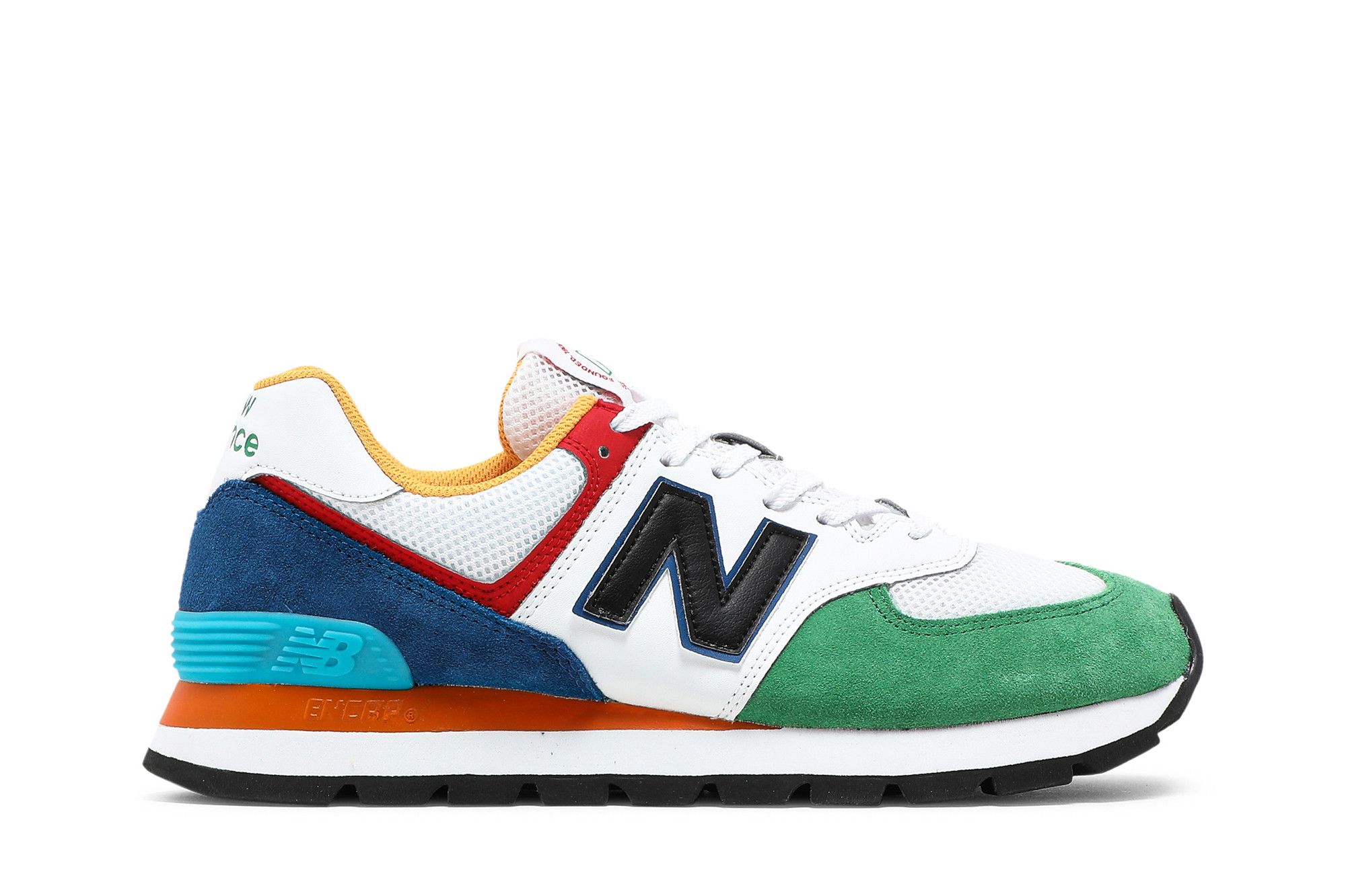 Buy New Balance 574 Rugged 'White Varsity Green' - ML574DRM | GOAT CA