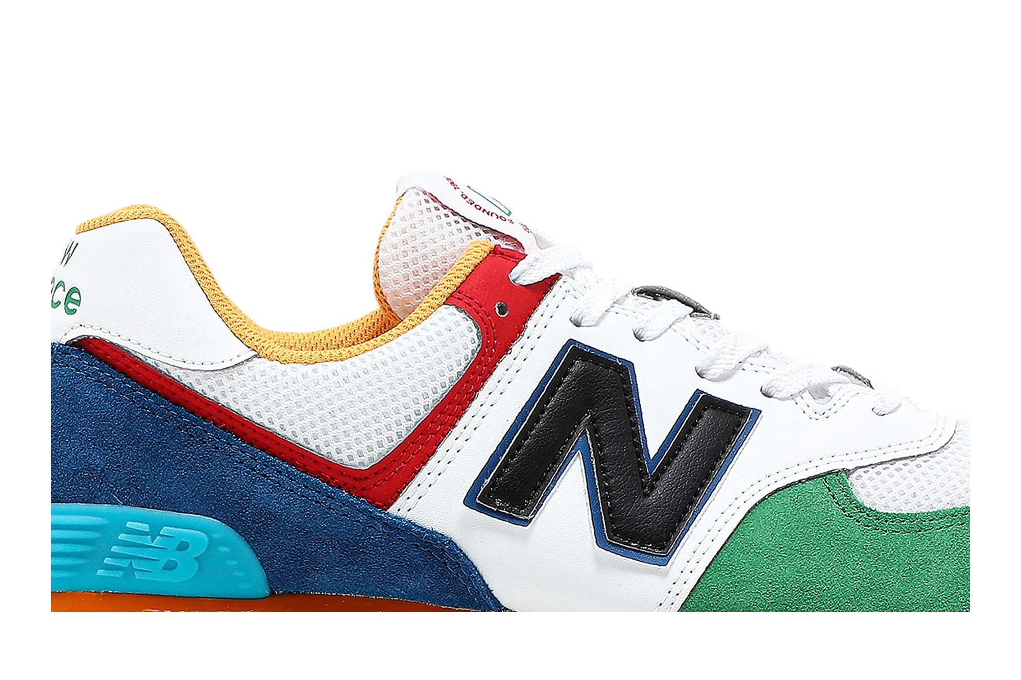 Buy New Balance 574 Rugged 'White Varsity Green' - ML574DRM | GOAT CA