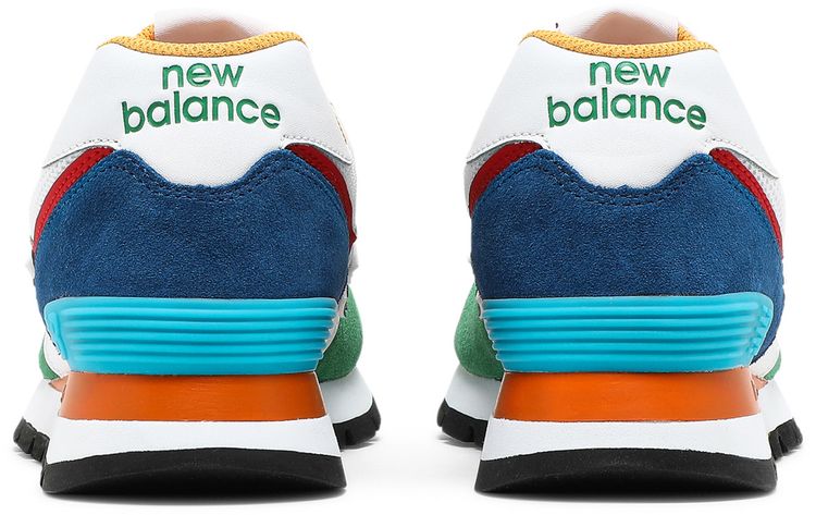 New Balance 574 Rugged White Varsity Green