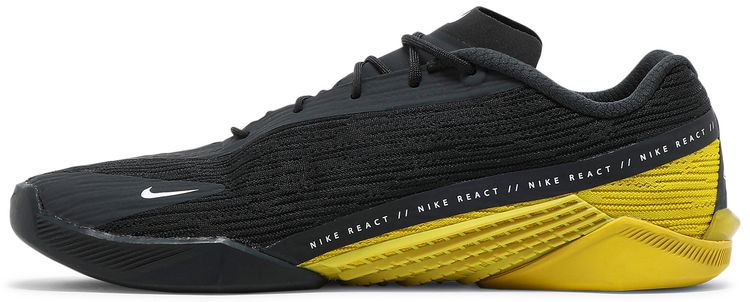 Nike React Metcon Turbo Dark Smoke Grey Bright Citron