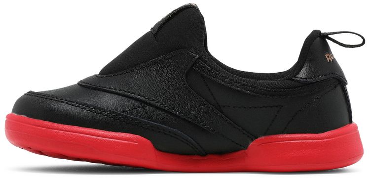 Reebok Cardi B x Club C Slip On 3 Toddler Black Vector Red
