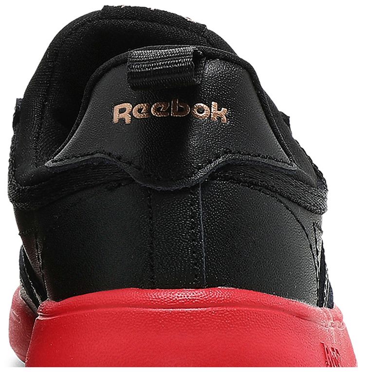 Reebok Cardi B x Club C Slip On 3 Toddler Black Vector Red
