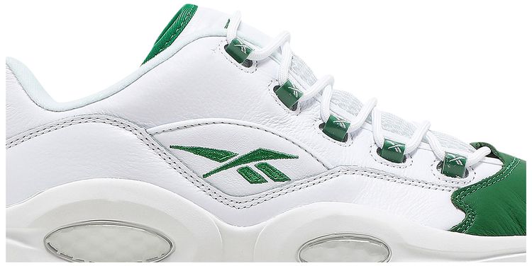Reebok Question Low Green Toe