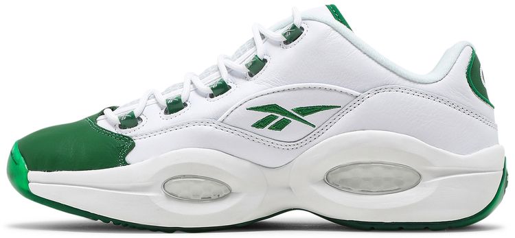 Reebok Question Low Green Toe