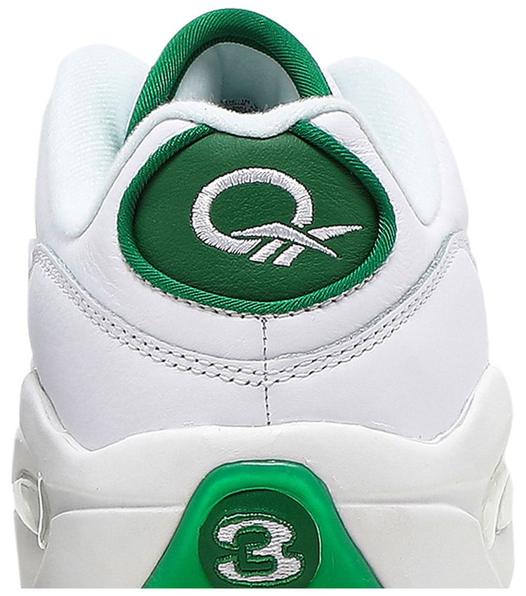 Reebok Question Low Green Toe