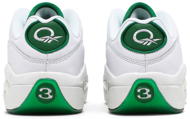 Reebok Question Low Green Toe