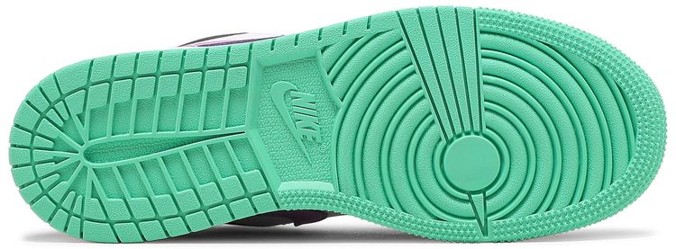 Air Jordan 1 Low GS White Violet Shock