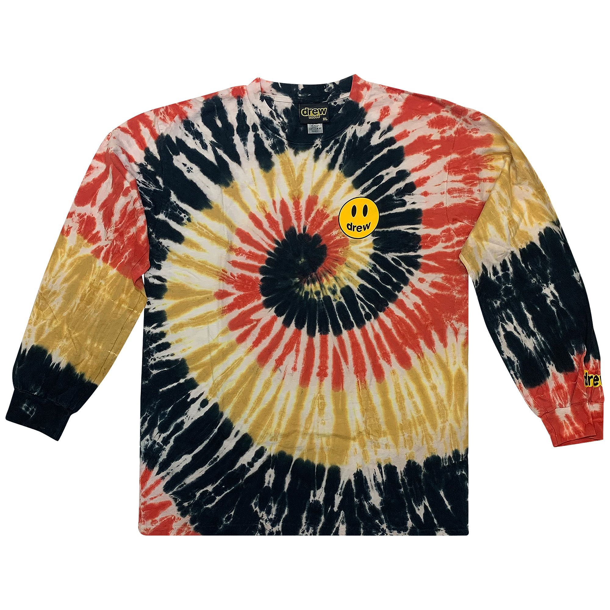 drew house タイダイ XL 長袖カットソー Buy Drew House Mascot Long-Sleeve Tee 'Tie Dye' - 1515